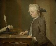 Jean Simeon Chardin Portrait of Auguste Gabriel Godefroy oil